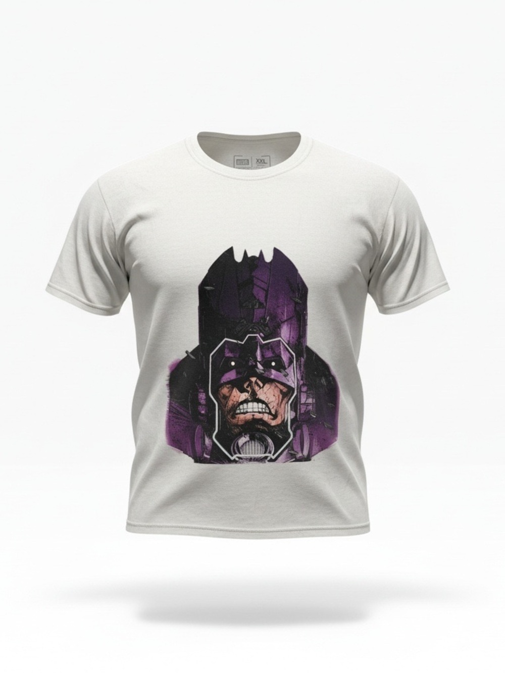 Marvel Galactus Purple Graphic T-Shirt White 2XL NWOT